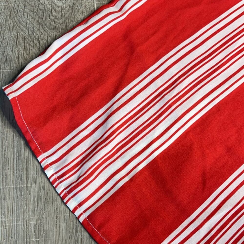 NWT LOVE, FIRE Women's Red Multi-stripe Cropped Jumpsuit - Picture 5 of 12